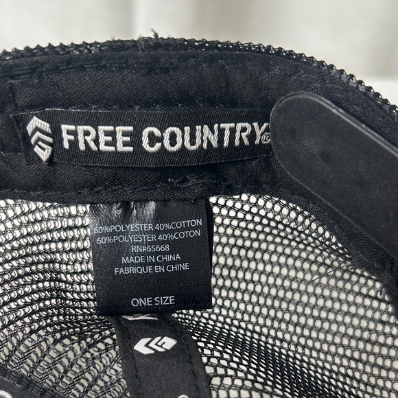 Free Country Khaki and Black Mountain Patch Cap - Picture 2 of 4